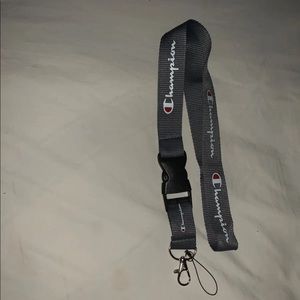 Champion neck lanyard
